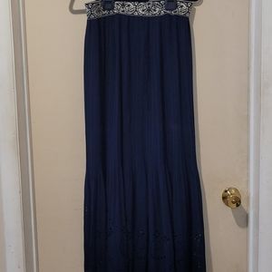 Navy blue skirt